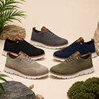 UrbanFlex shoes in Warm Taupe Black Slate Gray Navy Blue and Olive Green